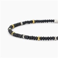 Bracciale Mabina Uomo ON ROAD in Argento Ematite 533813 - 533813